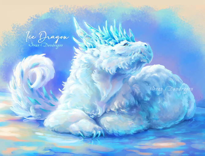 Ice dragon from 2024